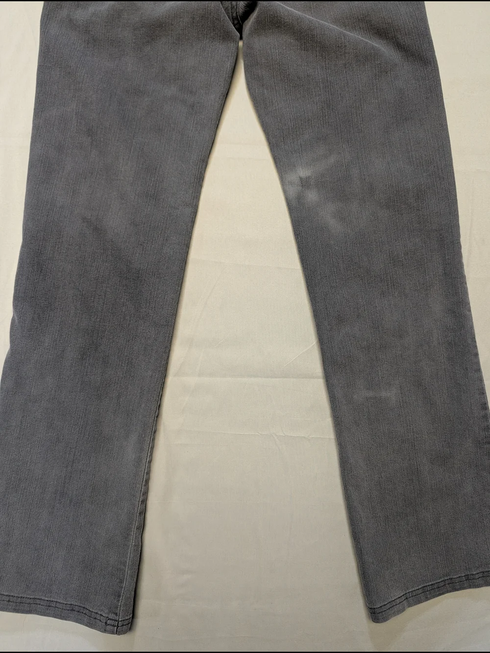 Prana Jeans Women's 6/28 Gray Denim Jade Jean Stretch Mid-Rise Straight Leg